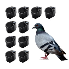 8mm Bird Pigeons Leg Rings - Colorful Readable Numbered Bird Identification Leg Bands, Durable Poultry Leg Bands Clip on Leg Rings for Bantam Finch Dove Lovebird Coturnix Quail