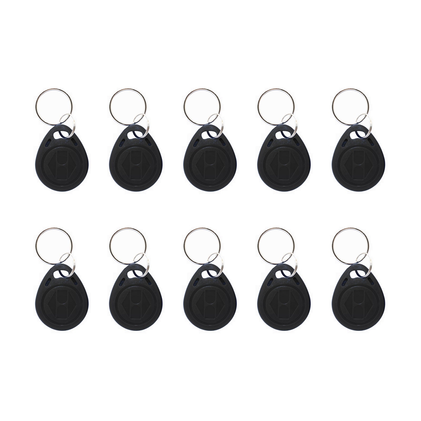 125khz RFID fob Writable RFID Tags T5577 RFID Card 125khz fob for RFID Writer,Compatible with 1386 1326 H10301 Format Readers and Access Control Systems for10 Pcs