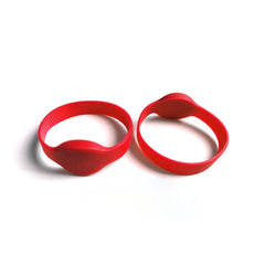 65mm RFID Silicone Wristband with 1KB Memory - FM11RF08S Chip, ISO-14443A Protocol, 13.56MHz for Access Control, Payment, Gym Lockers(50PC)