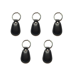 RFID Access Card Holder Leather Keyring Card Genuine Leather CUID Keyring Card Duplicate Card EM4305 Keyring Card