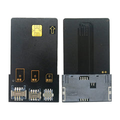 Gialer 4 in 1 Smart Card sim Card Adapter for IC Card , SIM Card with 2FF 3FF 4FF Mini Micro Nano Size