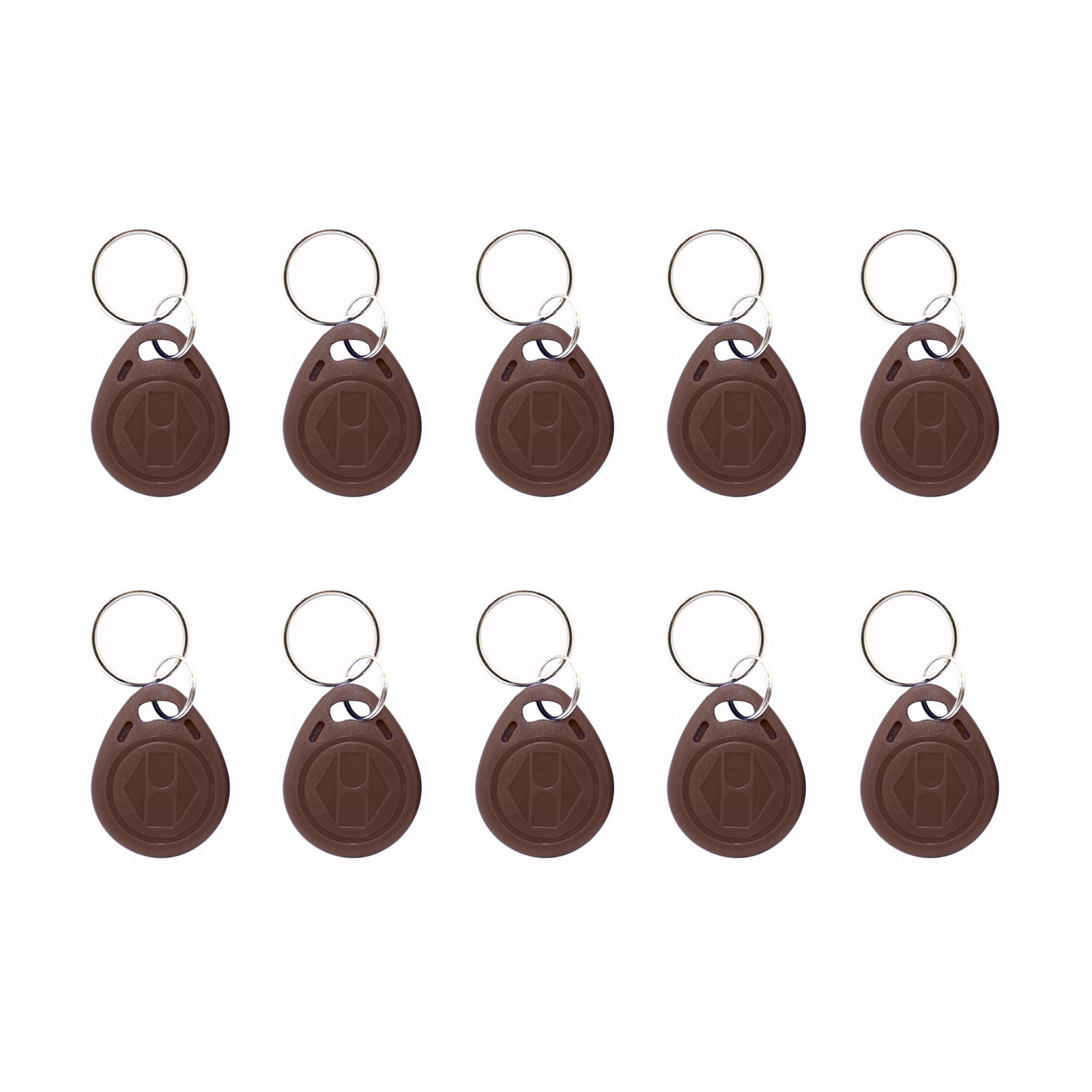 125khz RFID fob Writable RFID Tags T5577 RFID Card 125khz fob for RFID Writer,Compatible with 1386 1326 H10301 Format Readers and Access Control Systems for10 Pcs