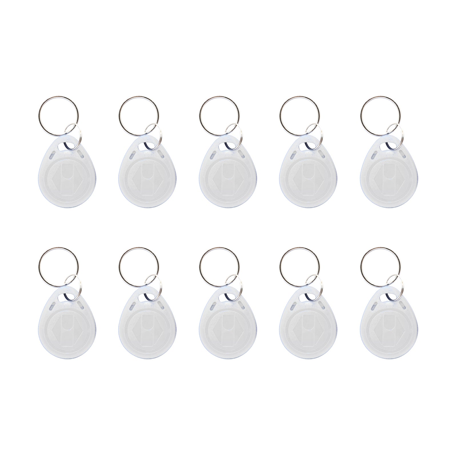 125khz RFID fob Writable RFID Tags T5577 RFID Card 125khz fob for RFID Writer,Compatible with 1386 1326 H10301 Format Readers and Access Control Systems for10 Pcs