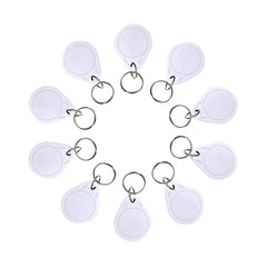 RFID Key Fob 13.56MHZ ISO14443A MIFARE Classic 1K Keychain Black of 10