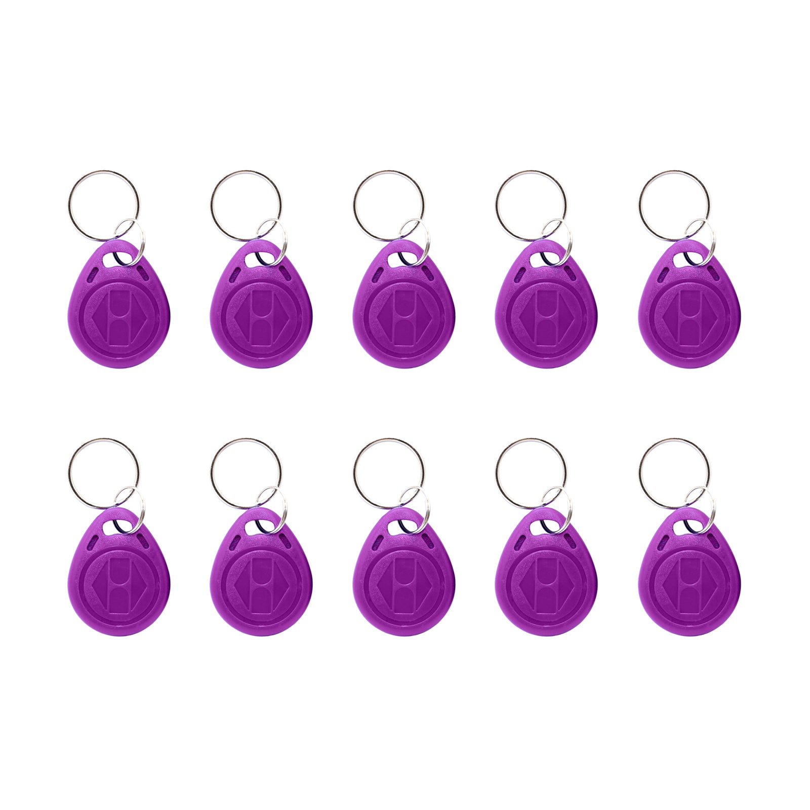 125khz RFID fob Writable RFID Tags T5577 RFID Card 125khz fob for RFID Writer,Compatible with 1386 1326 H10301 Format Readers and Access Control Systems for10 Pcs