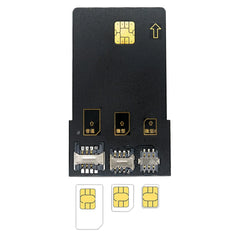 Gialer SIM Card Program kit, SIM Card Tools & Accessories 1 Card Reader + 5pcs USIM Cards + 3 in 1 Adapter kit + Newest GRSIMWrite software