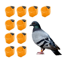 8mm Bird Pigeons Leg Rings - Colorful Readable Numbered Bird Identification Leg Bands, Durable Poultry Leg Bands Clip on Leg Rings for Bantam Finch Dove Lovebird Coturnix Quail