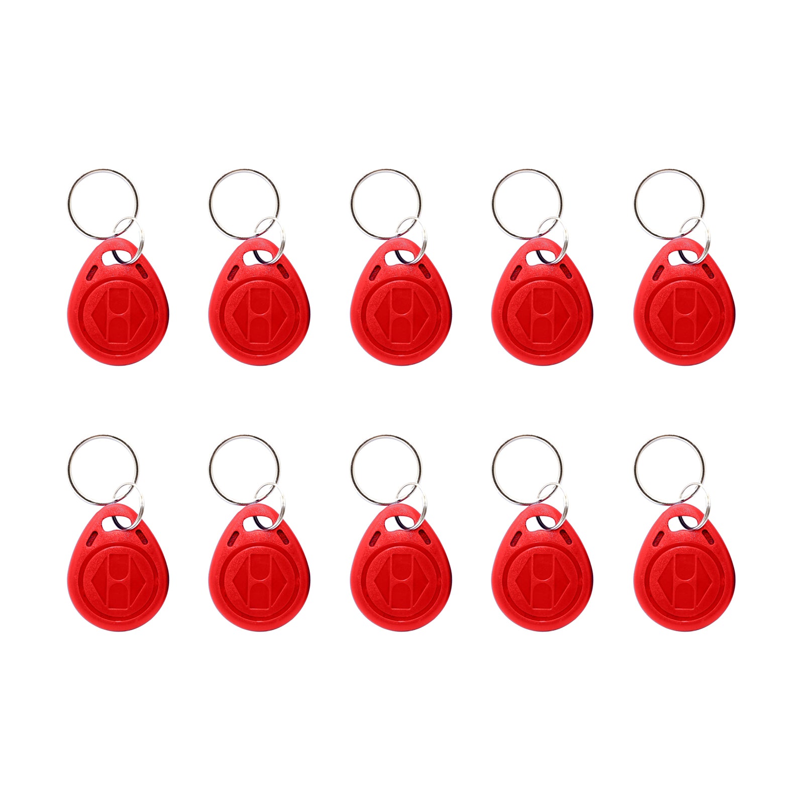 125khz RFID fob Writable RFID Tags T5577 RFID Card 125khz fob for RFID Writer,Compatible with 1386 1326 H10301 Format Readers and Access Control Systems for10 Pcs