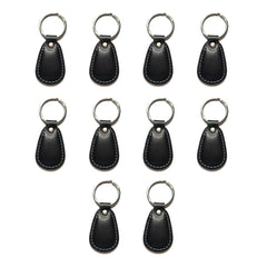 RFID Access Card Holder Leather Keyring Card Genuine Leather CUID Keyring Card Duplicate Card EM4305 Keyring Card