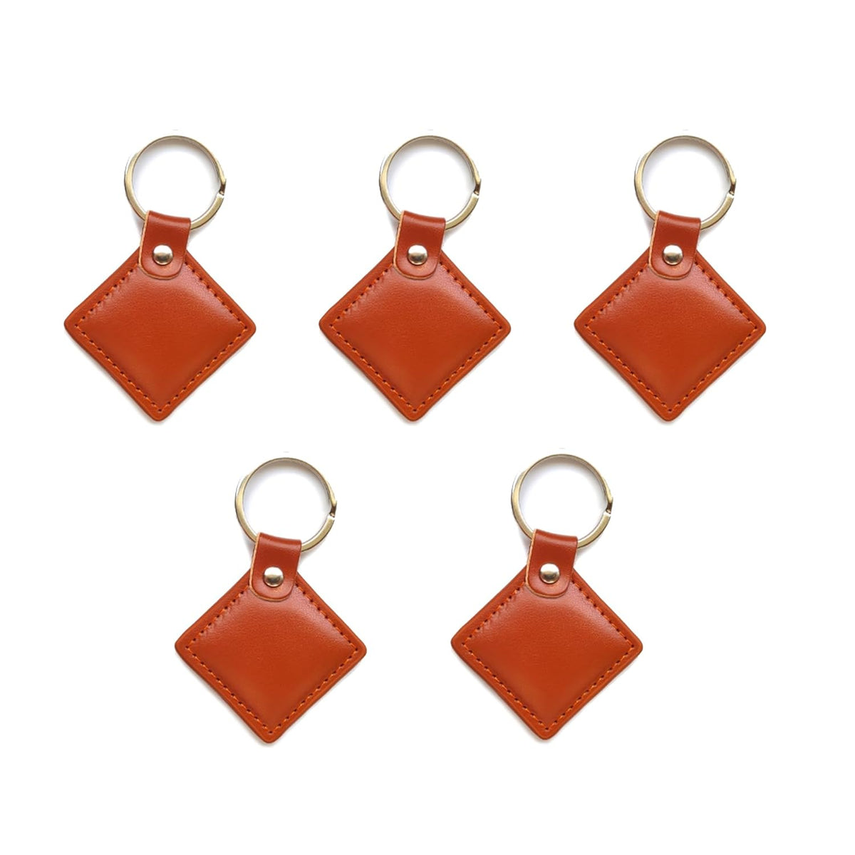 RFID Access Card Holder Leather Keyring Card Genuine Leather CUID Keyring Card Duplicate Card EM4305 Keyring Card