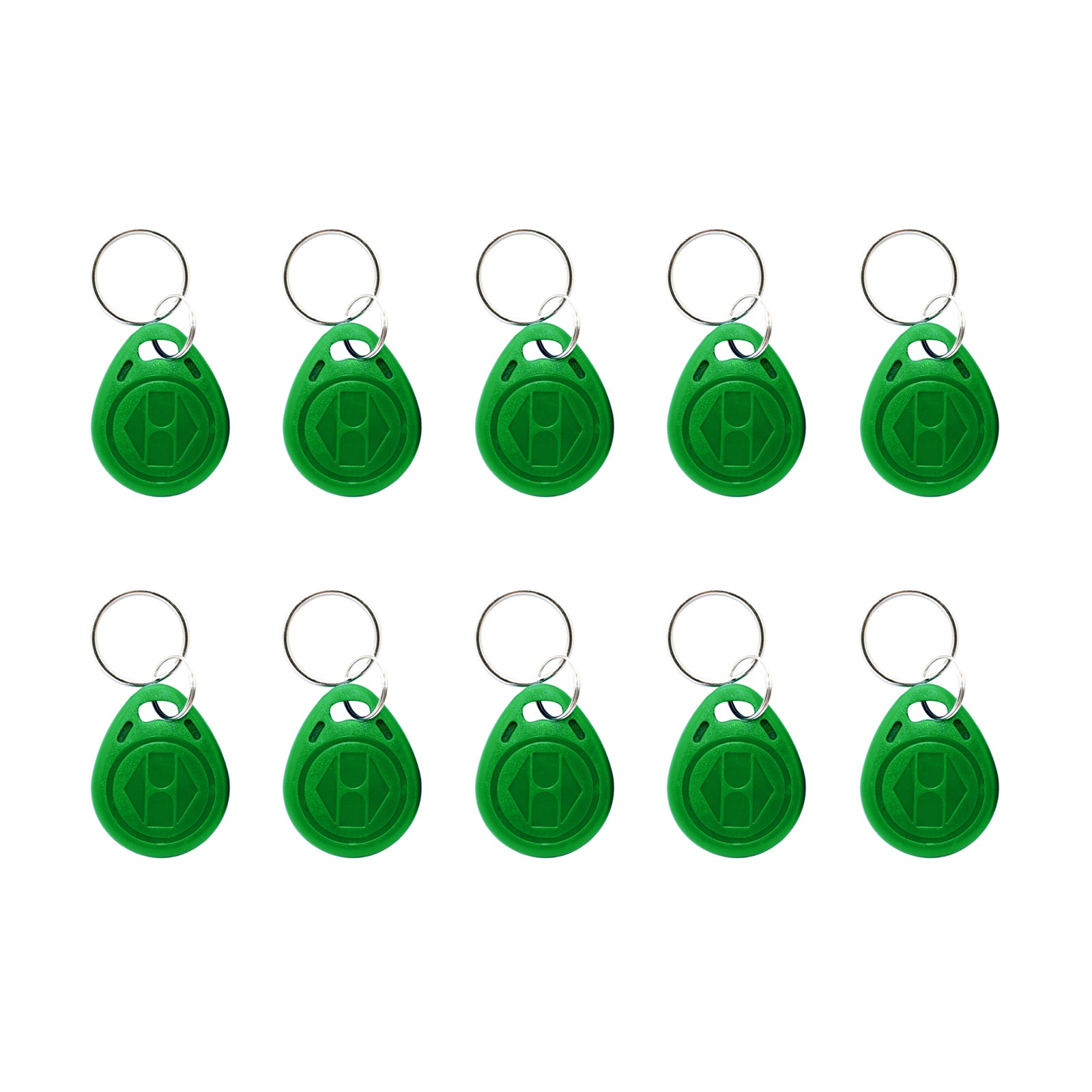 125khz RFID fob Writable RFID Tags T5577 RFID Card 125khz fob for RFID Writer,Compatible with 1386 1326 H10301 Format Readers and Access Control Systems for10 Pcs