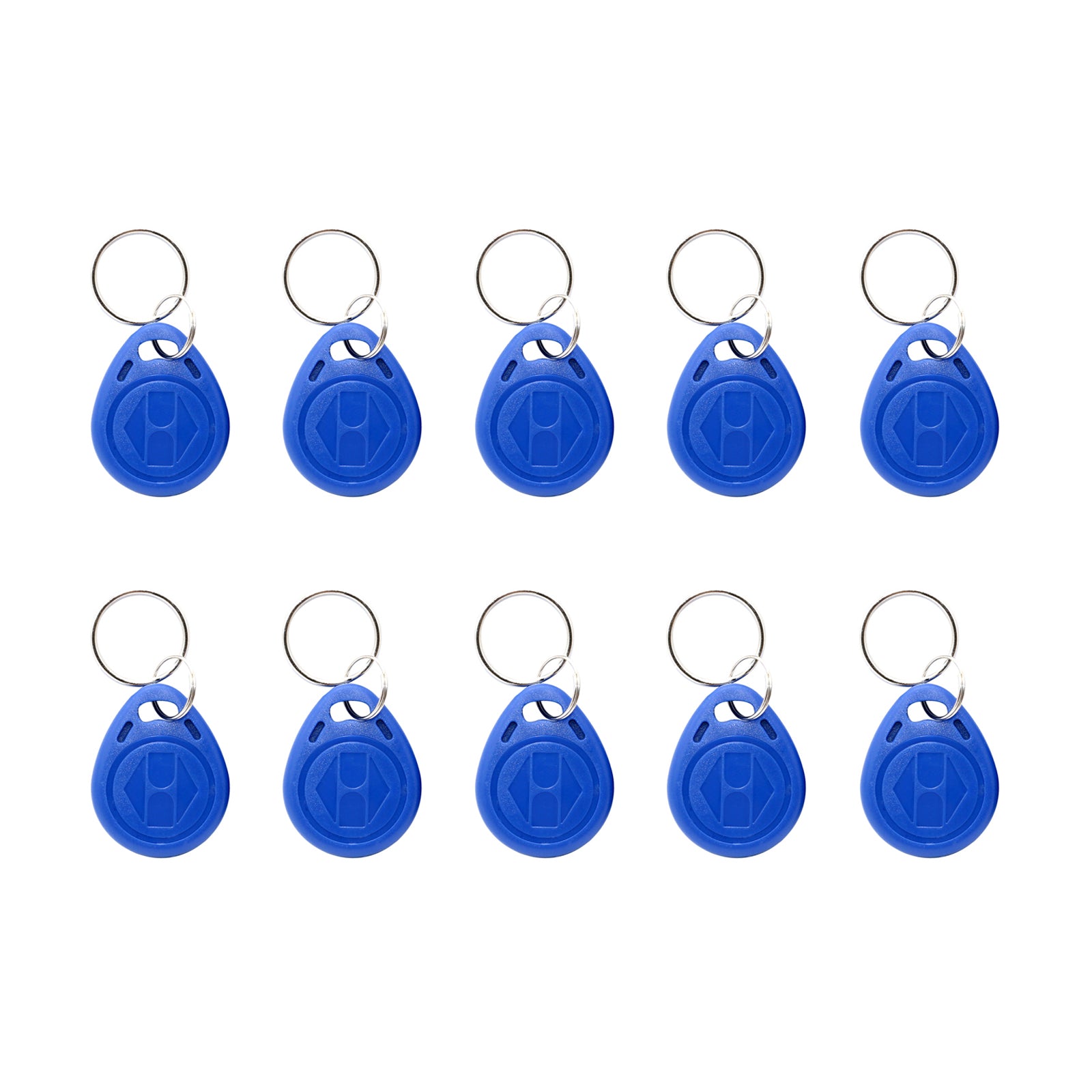 125khz RFID fob Writable RFID Tags T5577 RFID Card 125khz fob for RFID Writer,Compatible with 1386 1326 H10301 Format Readers and Access Control Systems for10 Pcs