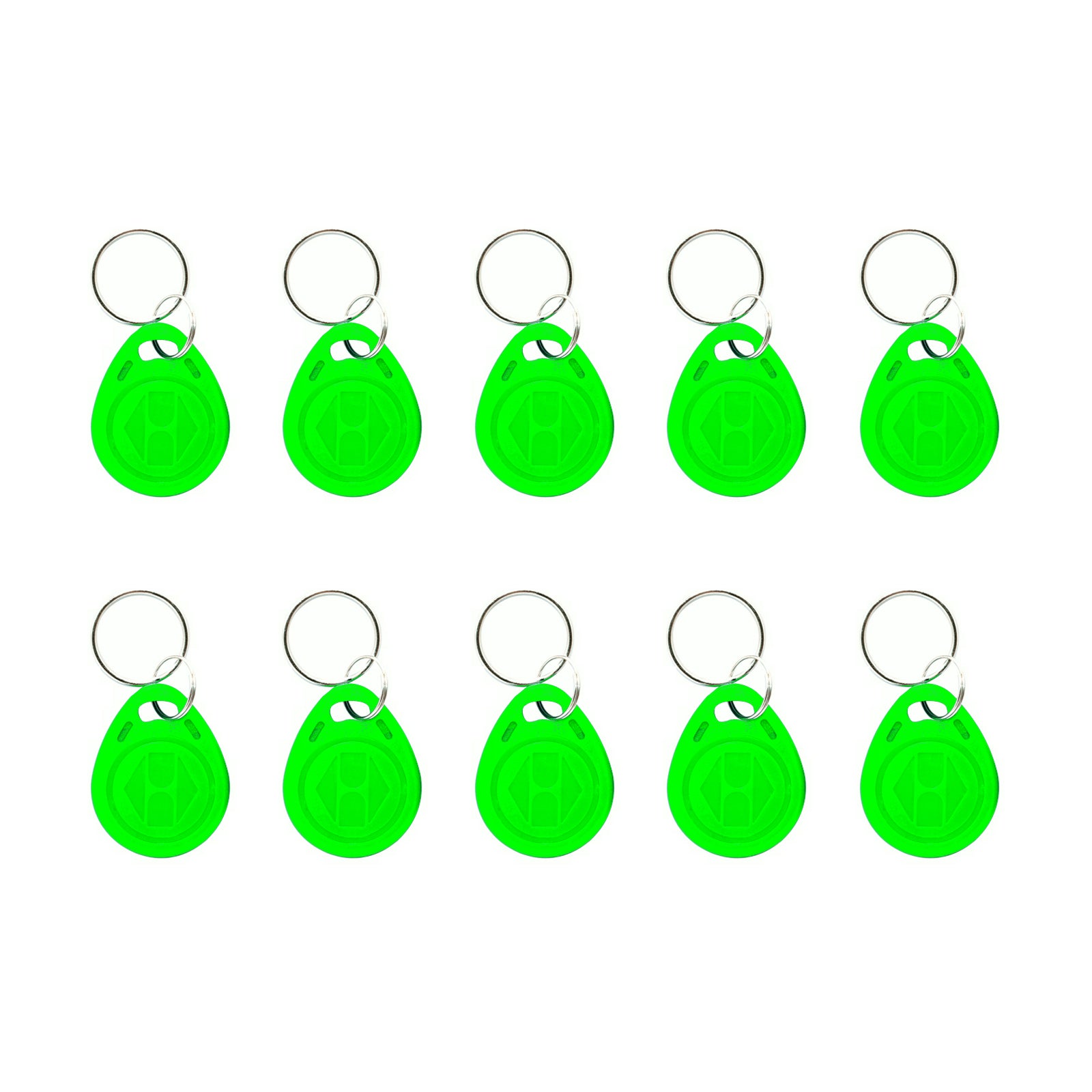 125khz RFID fob Writable RFID Tags T5577 RFID Card 125khz fob for RFID Writer,Compatible with 1386 1326 H10301 Format Readers and Access Control Systems for10 Pcs