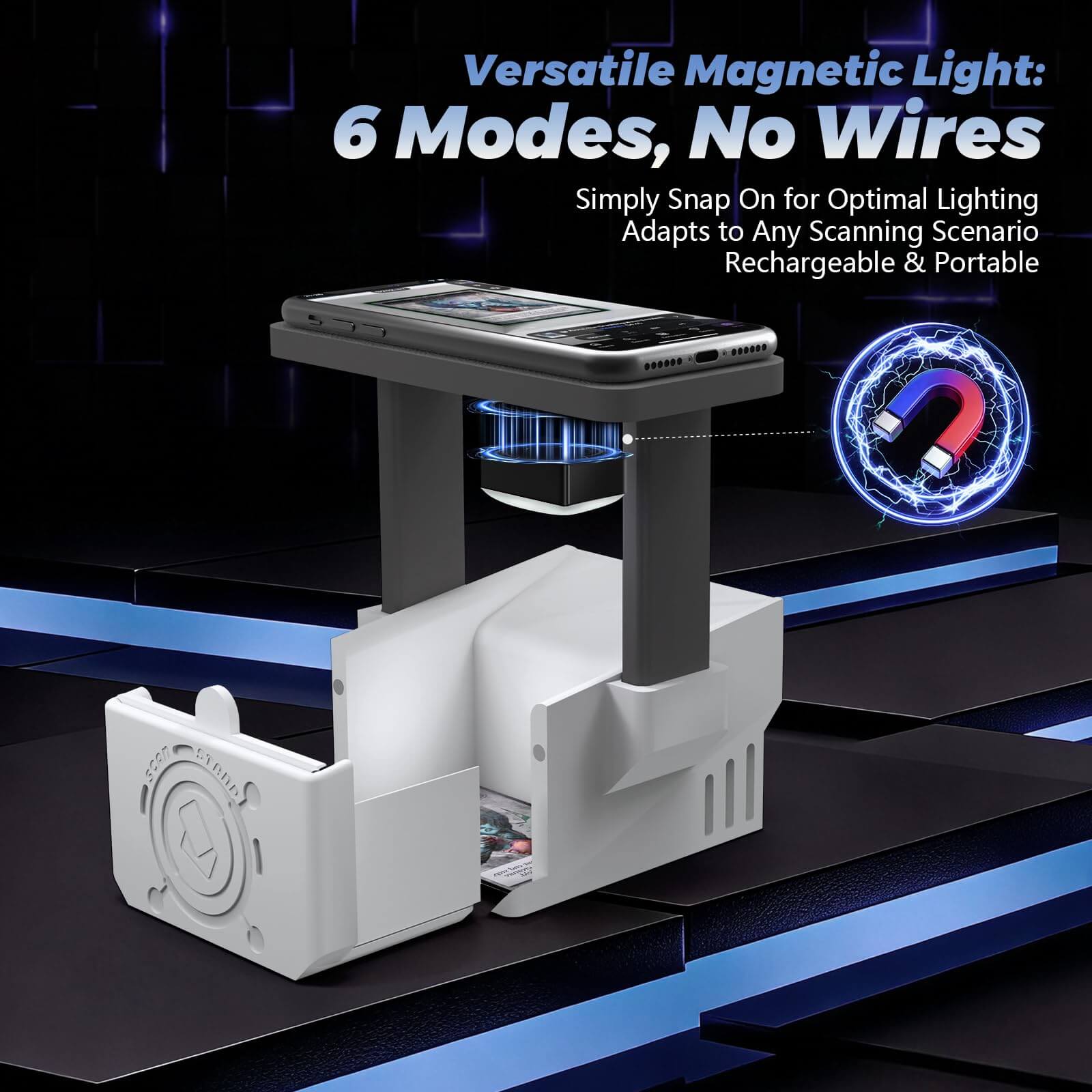  Trading Card Scanner Stand Pro