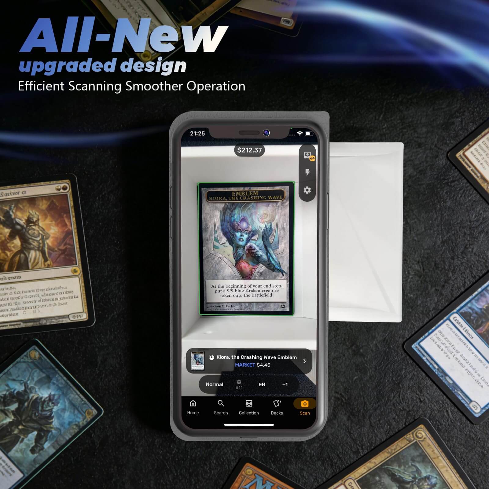  Trading Card Scanner Stand Pro